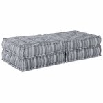 vidaXL Coussin 2 Pièces Gris clair 70 x 70 x 36 cm Polyester