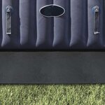 vidaXL Tapis de piscine Noir 300 x 220 cm Géotextile en polyester