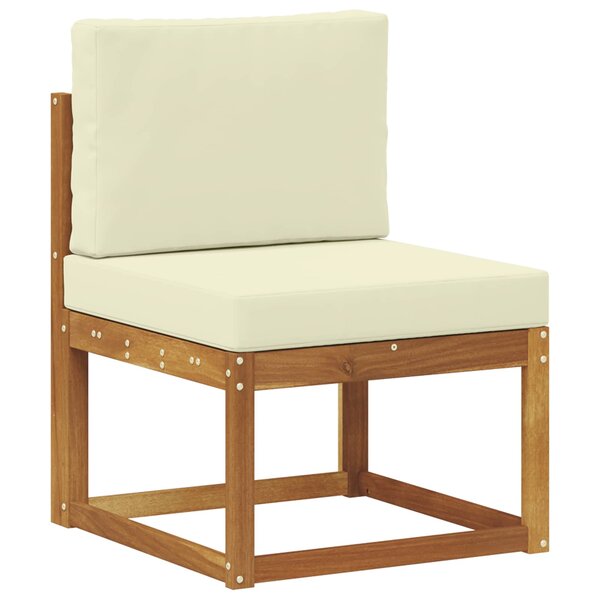 vidaXL Sofa de milieu extérieur Bois d'Acacia Massif