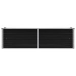 vidaXL Lit surélevé de jardin Anthracite 160x40x45 cm Acier galvanisé