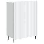 vidaXL Buffet Blanc 66 x 34 5 x 92 cm Bois d'ingénierie