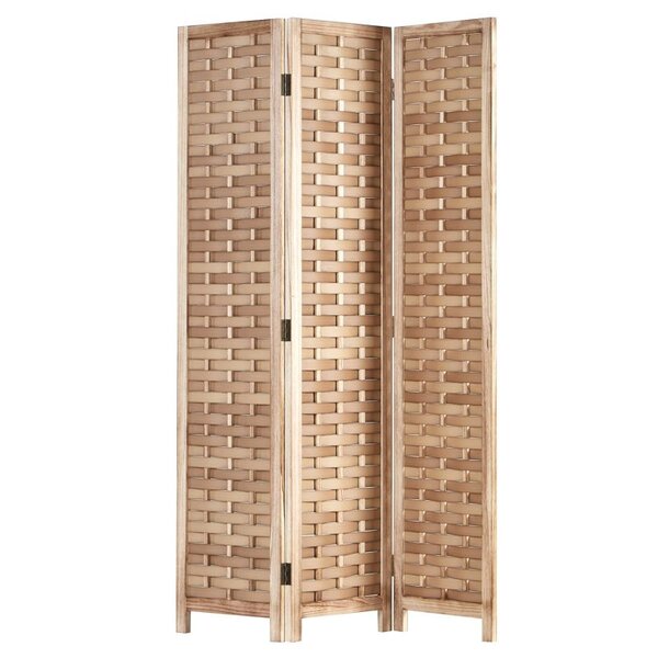 Paravent 3 pans rotin naturel