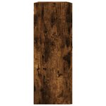 vidaXL Armoire murale chêne fumé 69 5x34x90 cm