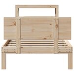 vidaXL Cadre de lit avec tête de lit sans matelas 100x200 cm