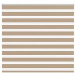 vidaXL Store zèbre marron sable largeur du tissu 160 9 cm polyester