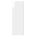 vidaXL Buffet Blanc brillant 40 x 35 x 100 5 cm Bois d'ingénierie