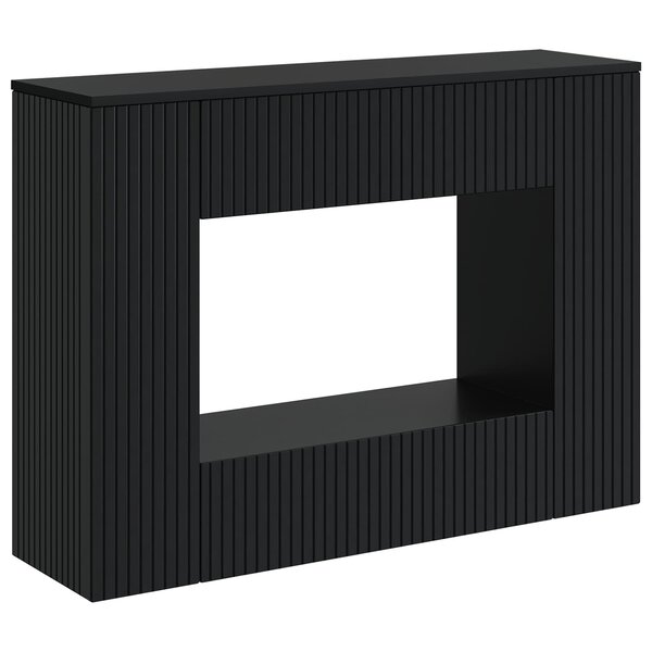 vidaXL Table console Noir 101 x 29 x 74 cm Bois d’ingénierie