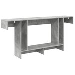 vidaXL Gris Béton 160 x 30 x 74 cm