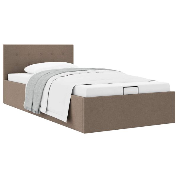 vidaXL Cadre de lit à rangement hydraulique sans matelas 90x200 cm