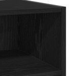Buffet vidaXL noir en chêne 57x35x70 cm en bois reconstitué