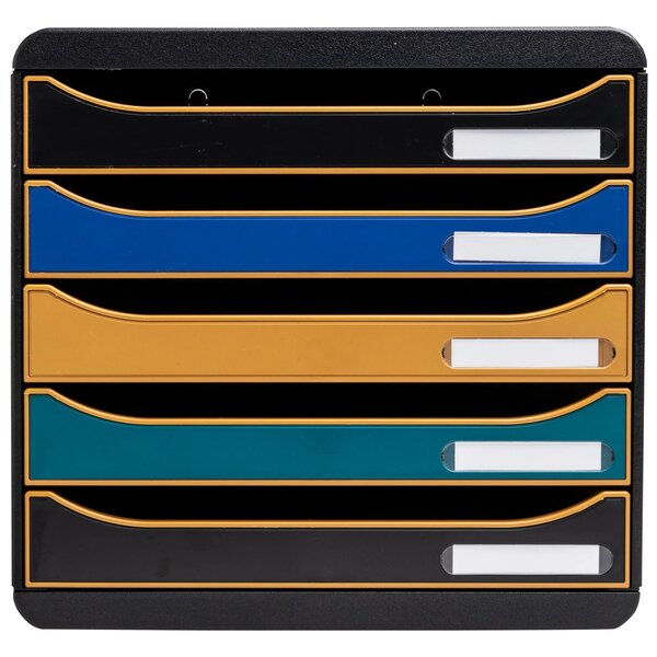 Module De Classement Big Box Plus 5 Tiroirs Neo Deco - Couleurs Assorties - Exacompta