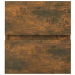 vidaXL Armoire d'évier Chêne fumé 41x38 5x45 cm Bois d'ingénierie