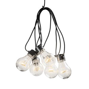 KONSTSMIDE Guirlande lumineuse avec 10 ampoules ambrées extra chaud