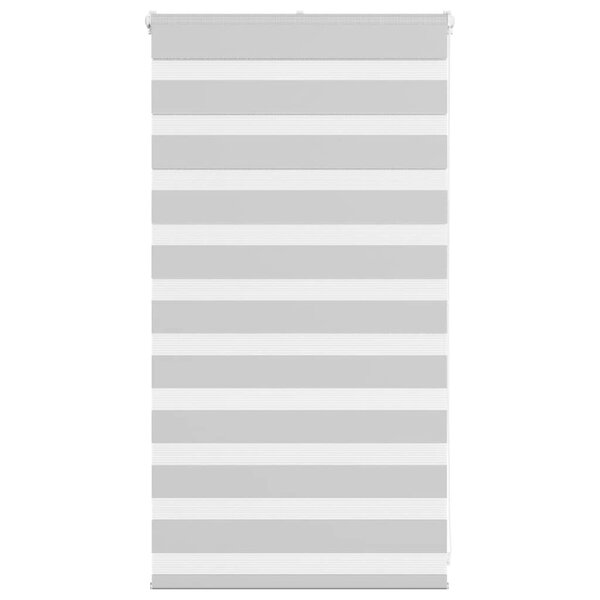 vidaXL Store zèbre gris clair largeur du tissu 65 9 cm polyester