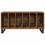 vidaXL Meuble à vinyles Bois ancien 100 x 38 x 48 cm Bois d'ingénierie