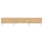 vidaXL Meuble TV chêne sonoma 150x36x30 cm bois d'ingénierie