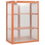 vidaXL Serre Bois 75x47x109 cm