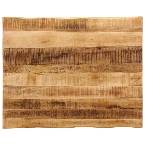 vidaXL Dessus de table bord vivant 90x80x2 5 cm bois de manguier brut