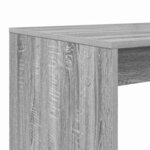 vidaXL Bureau Gris Sonoma 108 x 55 x 103 5 cm Bois d'ingénierie