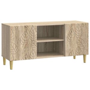 vidaXL Meuble TV 102 x 34 5 x 50 cm Chêne Sonoma Bois d'ingénierie