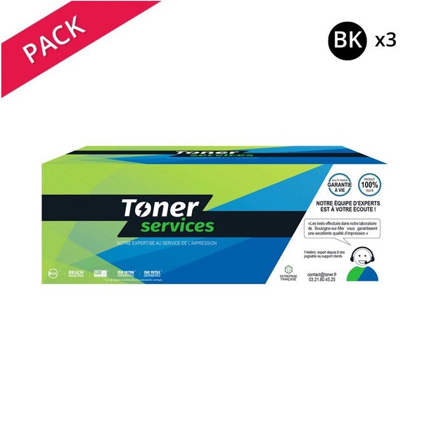Toner équivalent à W1420A Noire Marque Toner Services HP (P3KH142A)