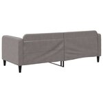 vidaXL Lit de repos sans matelas taupe 80x200 cm tissu