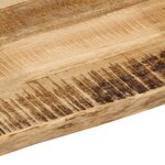 vidaXL Dessus de table bord vivant 110x60x2 5 cm bois de manguier brut