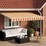 vidaXL Auvent rétractable électrique 3 5 x 2 5 m