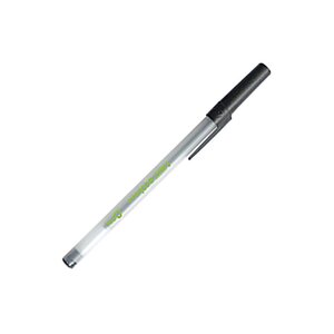 Stylo bille, Ecolutions Round Stic, pointe moyenne (1 mm), corps blanc, encre noire (paquet 60 unités)
