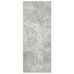 vidaXL Bibliothèque à 2 niveaux gris béton bois d'ingénierie