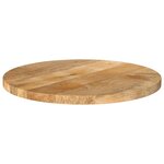 vidaXL Dessus de table Ø 50x3 8 cm rond bois de manguier massif