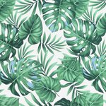 vidaXL Coussins de palette lot de 3 motif de feuilles tissu Oxford