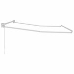 vidaXL Auvent Blanc 3 x 2 5 m Métal