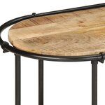 vidaXL Meuble TV 200x42x40 cm bois massif de manguier brut