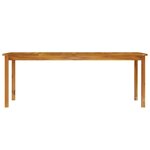 vidaXL Table de jardin 200x100x74 cm Bois d'acacia solide