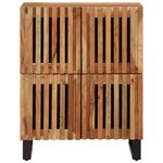 vidaXL Buffet 60x34x75 cm bois d'acacia massif