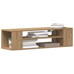 vidaXL Meuble TV artisian oak 100 x 30 x 26 5 cm Bois d'ingénierie