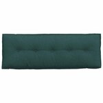 vidaXL Coussin de Dos Vert foncé 140 x 19 x 50 cm tissu