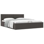 vidaXL Cadre de lit à rangement hydraulique sans matelas 160x200 cm