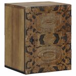 vidaXL Cabinet de Salle de Bain Suspendu Marron 38 x 33 5 x 48 cm
