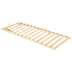 vidaXL Sommier à lattes sans matelas tête de lit réglable 80x200 cm