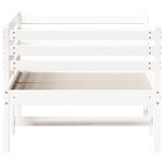 vidaXL Lit de jour sans matelas blanc 75x190 cm bois de pin massif