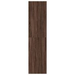 vidaXL Garde-robe chêne marron 80x50x200 cm bois d'ingénierie