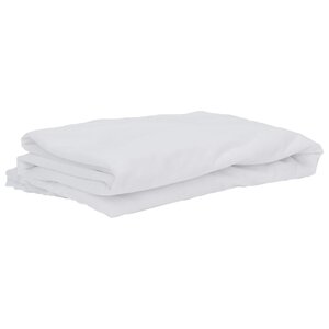 vidaXL Protège-matelas blanc 120x200 cm imperméable