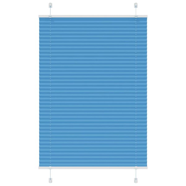 vidaXL Store plissé bleu 95x150 cm largeur du tissu 94 4 cm polyester