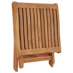 vidaXL Repose-pied pliable 46 5x49x41 5 cm Bois de teck solide