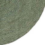 vidaXL Tapis de surface Vert olive 100 x 152 cm Jute