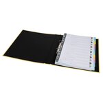 Intercalaires Carte Lustrée 400g/m2 Aquarel 12 Positions - A4 - Couleurs Assorties - X 15 - Exacompta