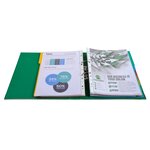 Classeur à levier Prem'Touch dos 50mm A4 vert foncé x 10 EXACOMPTA