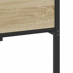 vidaXL Cadre de lit sans matelas chêne sonoma 90x190 cm